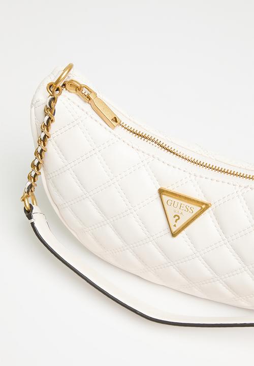 GUESS - Giully top zip shoulder - ivory