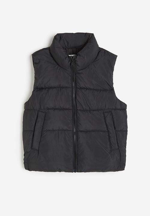 H&M - Puffer gilet - black