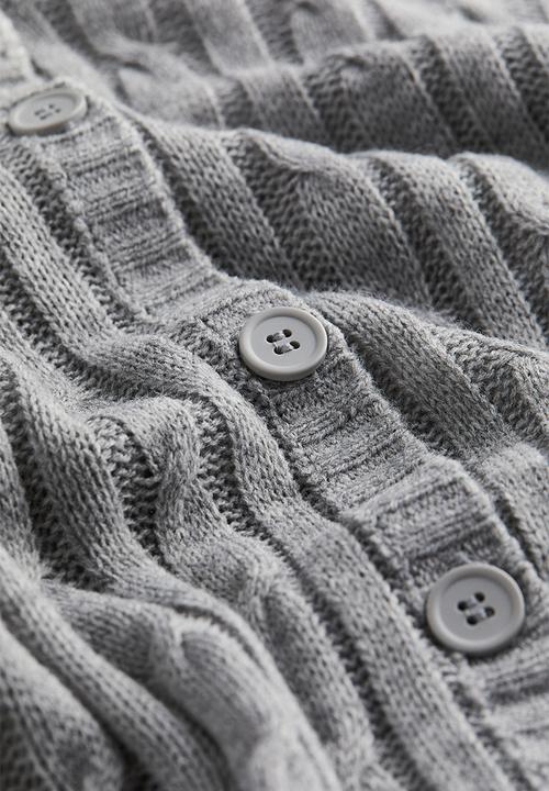 H&M - Cable-knit cardigan - grey