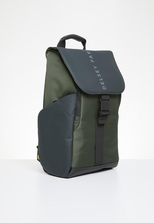Delsey - Securflap 16" Backpack - Khaki