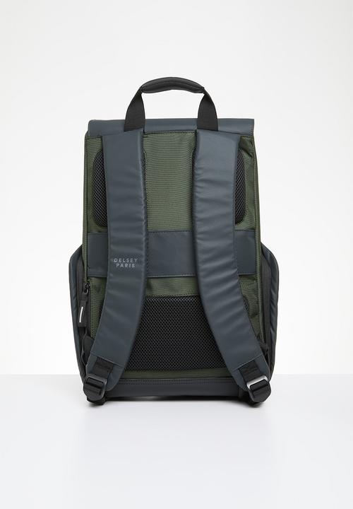Delsey - Securflap 16" Backpack - Khaki