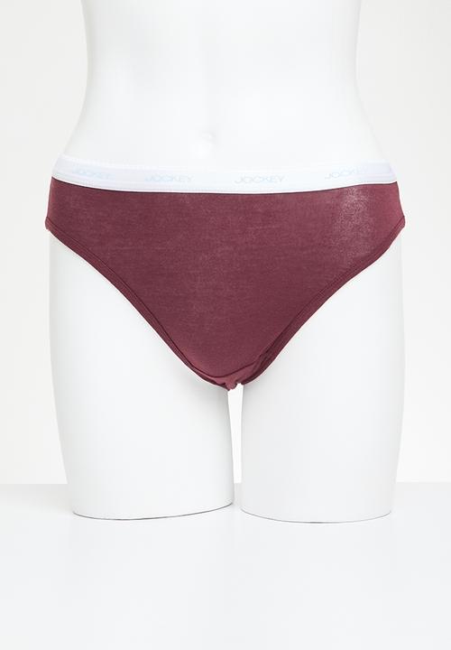 Jockey - 3 pack plain french cut  - multi
