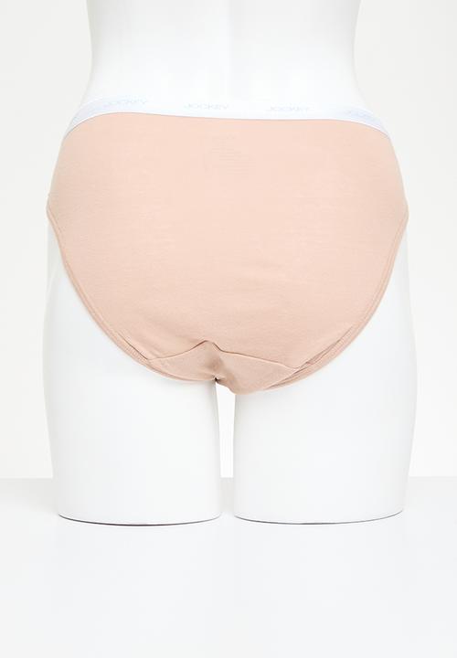 Jockey - 3 pack plain french cut  - multi