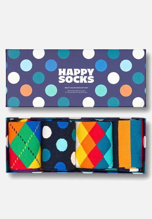 Happy Socks - 4-Pack multi-color socks gift set - multi