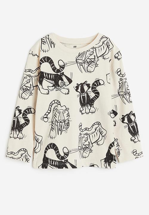 H&M - Long-sleeved t-shirt - multi,white