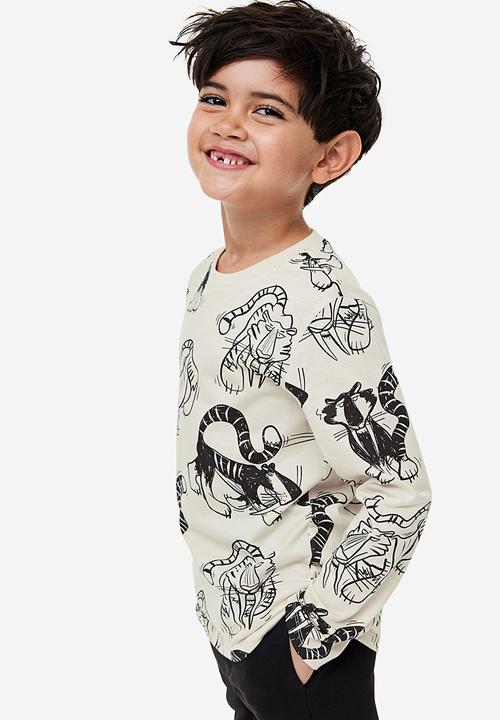 H&M - Long-sleeved t-shirt - multi,white