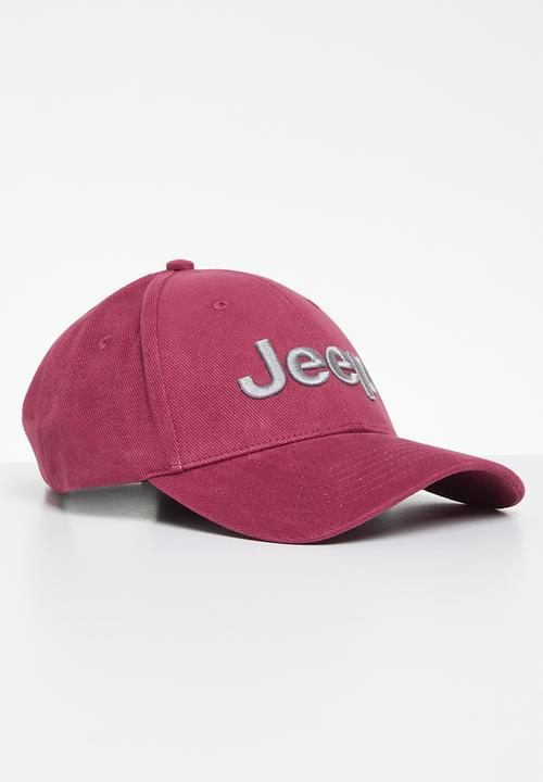 JEEP - Basic branded cap - burgandy 