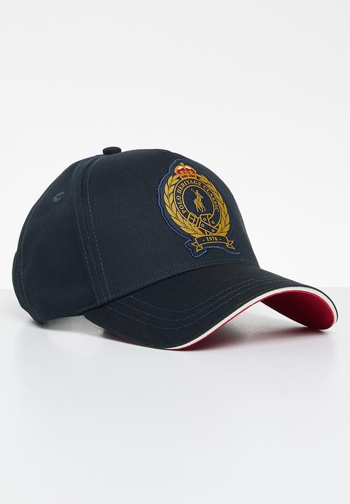 POLO - 6 Panel crest equestrian peak - navy
