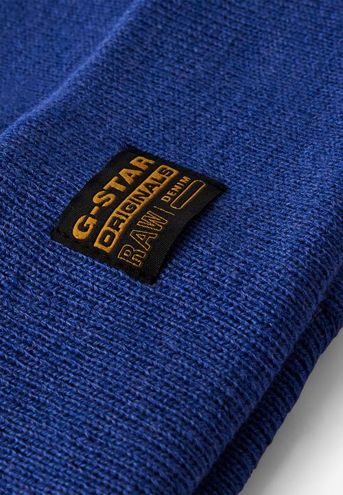 G-STAR - Effo long beanie - radar blue