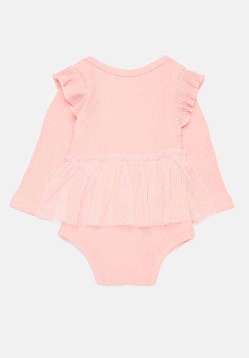 Pop Candy - Frilled bodyvest - pink