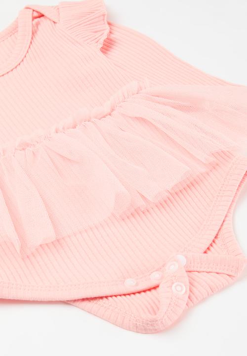 Pop Candy - Frilled bodyvest - pink