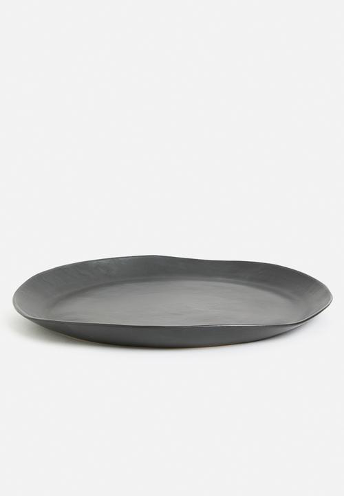 pret-a-pot - Coal Extra Large Platter - Black