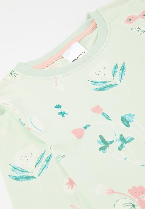 Pop Candy - Printed pj set - green