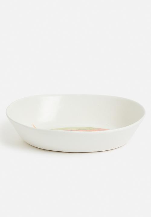 pret-a-pot - Fish Oval Medium Bowl - Milk