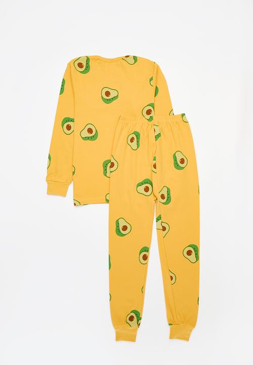 Pop Candy - Printed pj set - yellow