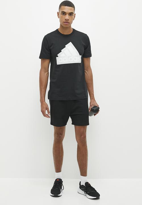adidas Performance - Torn camo tee  - black