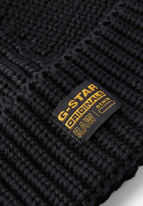 G-STAR - Originals fisherman beanie - dk black