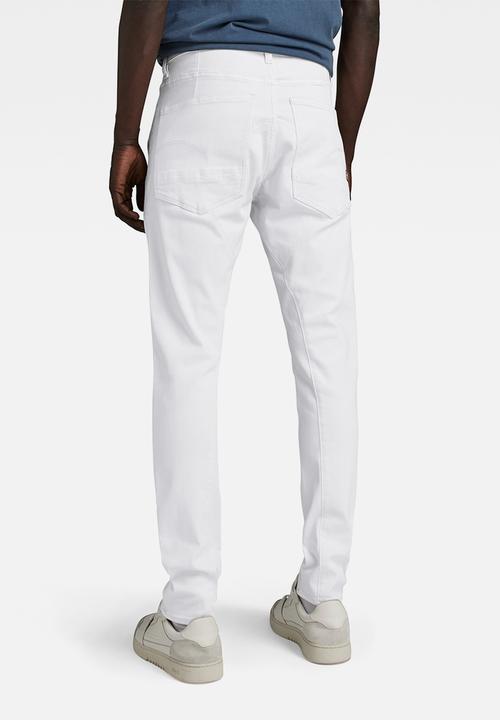 G-STAR - Kairori 3D Slim Elto superstretch rfd  - paper white gd