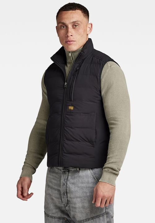 G-STAR - Foundation liner vest Zone stretch lite wr  - dk black
