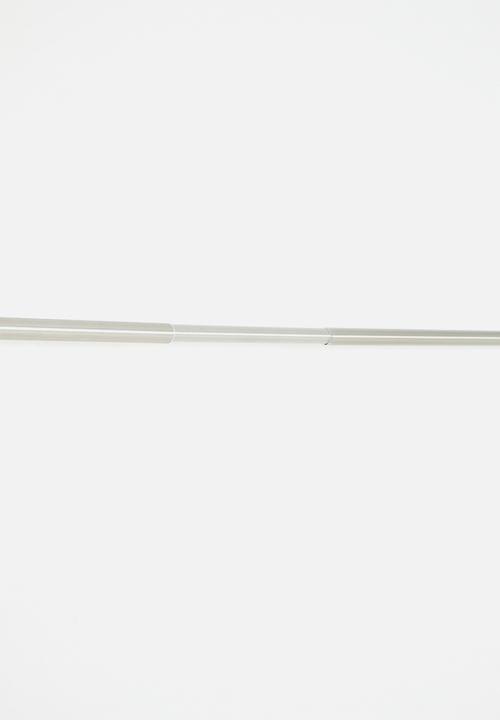 Umbra - CAPPA Expandable Single Curtain Rod Brushed Chrome 168-305cm