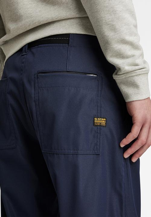 G-STAR - Pleated chino belt relaxed alpha stretch tech r wr  - salute