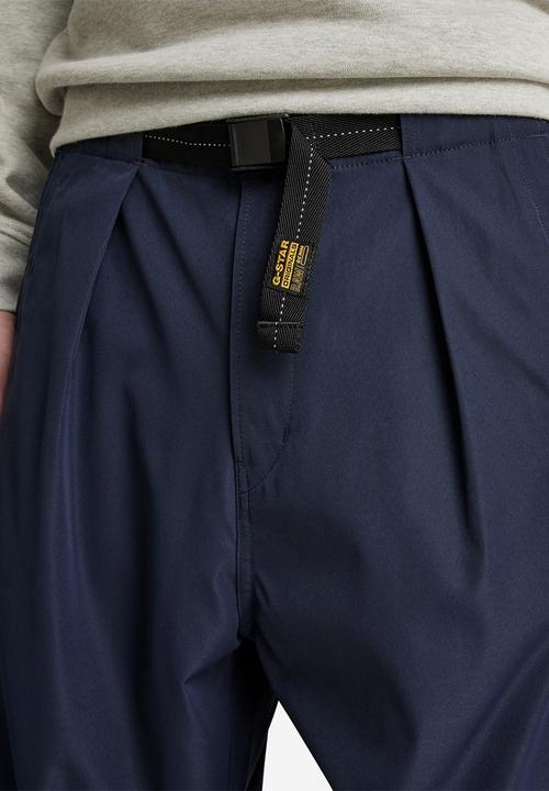 G-STAR - Pleated chino belt relaxed alpha stretch tech r wr  - salute