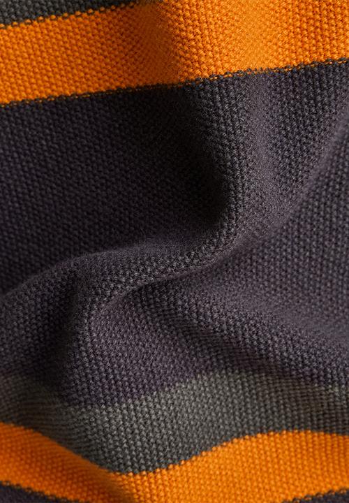 G-STAR - Stripe r knit Soft woolly knit  - grey asphalt
