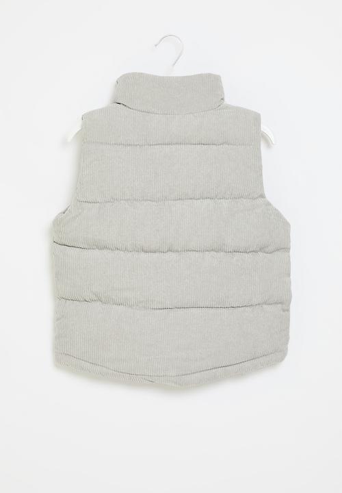 Pop Candy - Cord gilet - grey