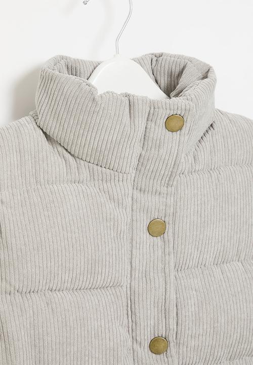 Pop Candy - Cord gilet - grey