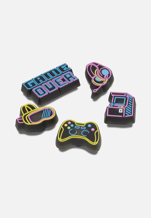 Crocs - Lights up neon gamer 5 pack jibbitz - multi