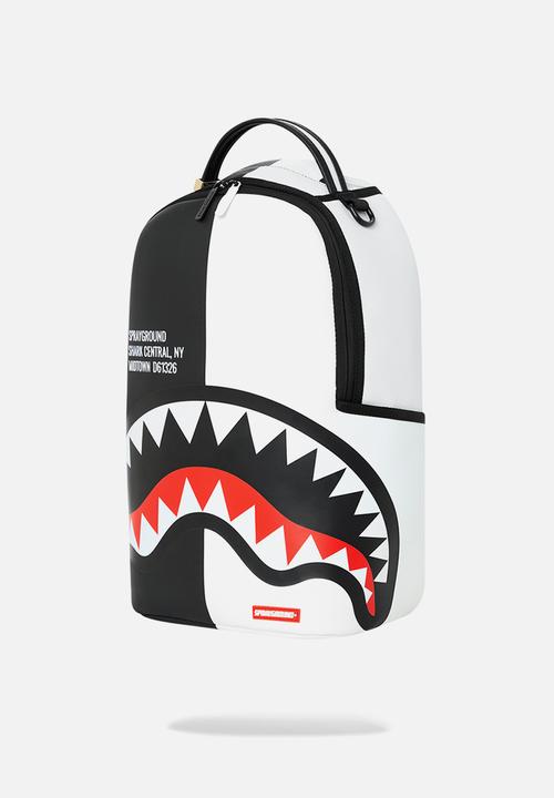 Sprayground - Shark central backpack - black & white