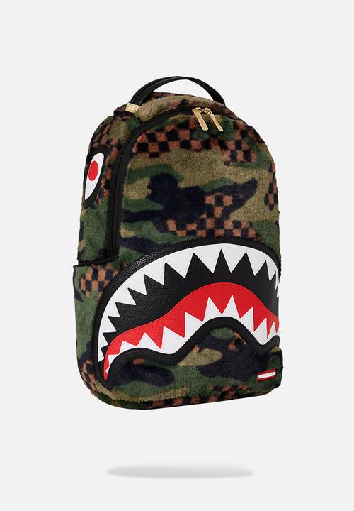 Sprayground - Green 3am fur backpack - camo