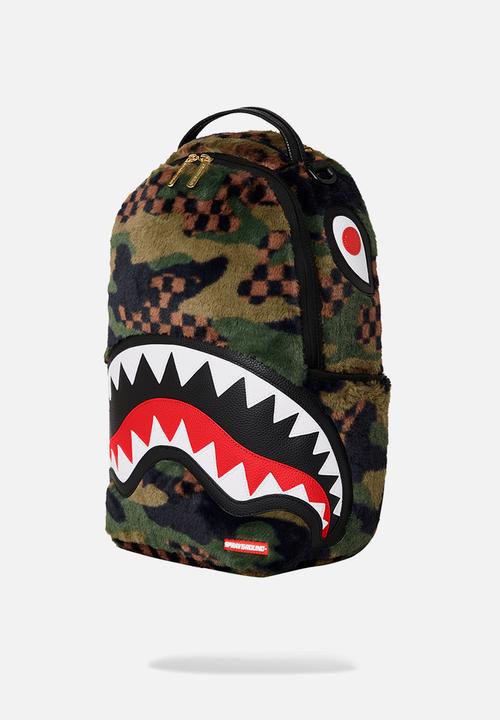 Sprayground - Green 3am fur backpack - camo