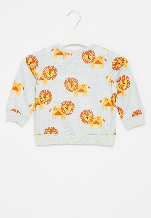 Pop Candy - Printed sweat top - grey