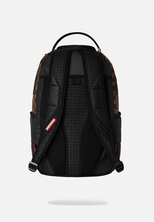 Sprayground - Sharks in paris puffer backpack - black & red