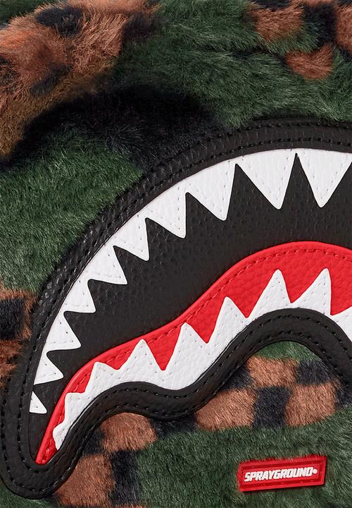 Sprayground - Green 3am fur brick sling - camo