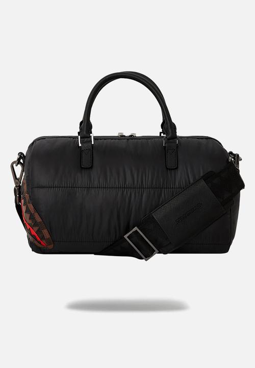 Sprayground - Sharks in paris puffer mini duffel - black & red