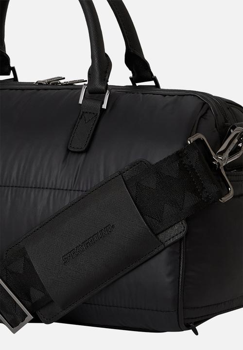Sprayground - Sharks in paris puffer mini duffel - black & red