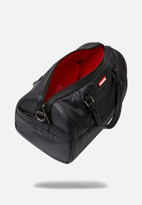 Sprayground - Sharks in paris puffer mini duffel - black & red