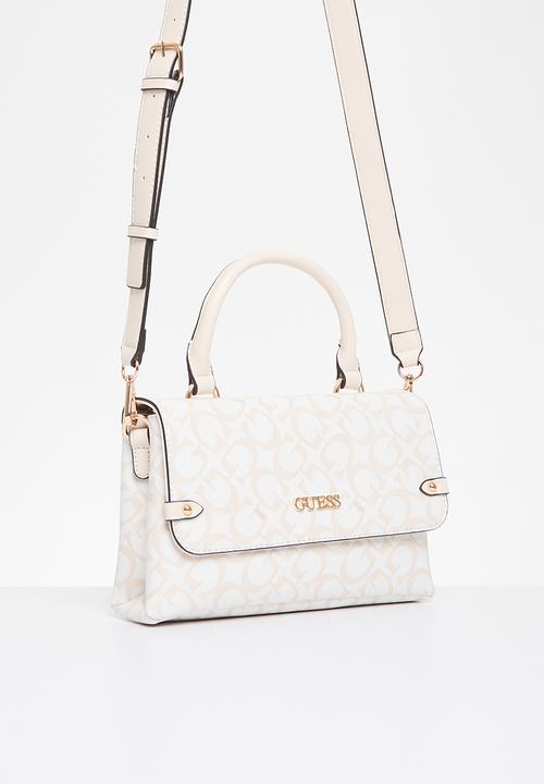 GUESS - Castalia top handle crossbody - stone