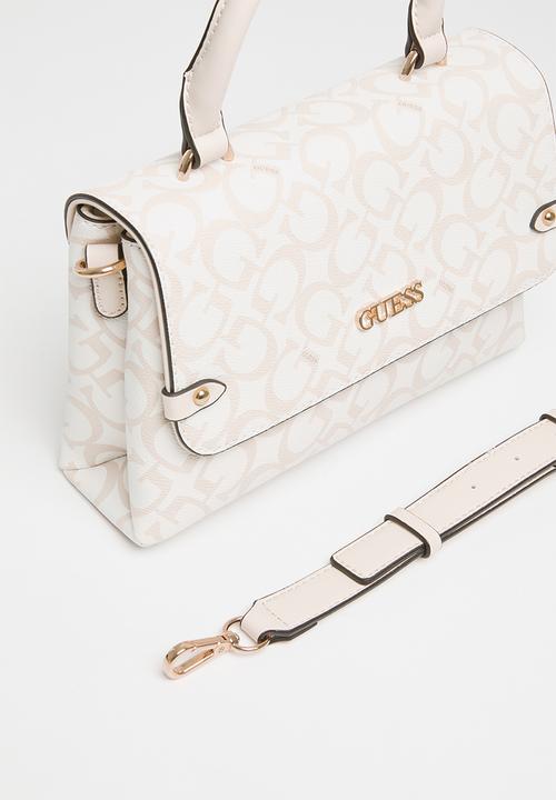 GUESS - Castalia top handle crossbody - stone