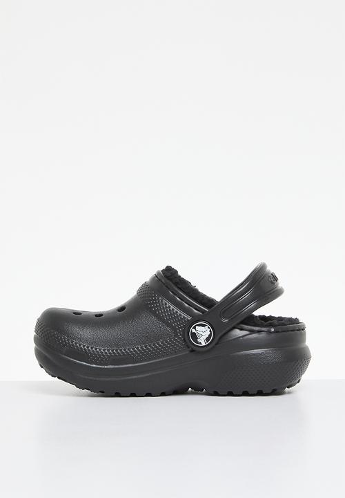 Crocs - Classic Lined Clog T - Black/Black