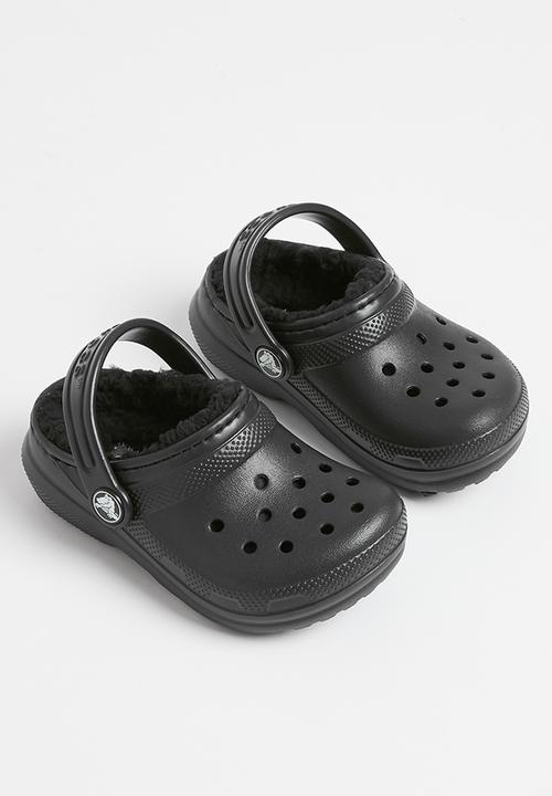 Crocs - Classic Lined Clog T - Black/Black