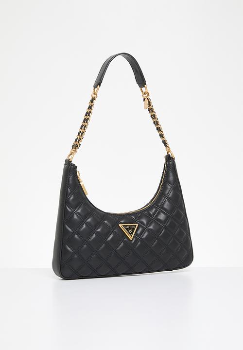 GUESS - Giully top zip shoulder bag - black