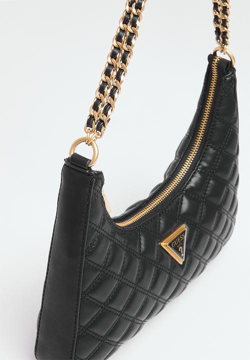 GUESS - Giully top zip shoulder bag - black