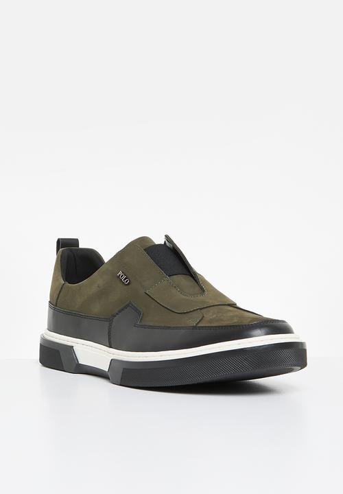 POLO - Gusset slip on sneaker - olive 