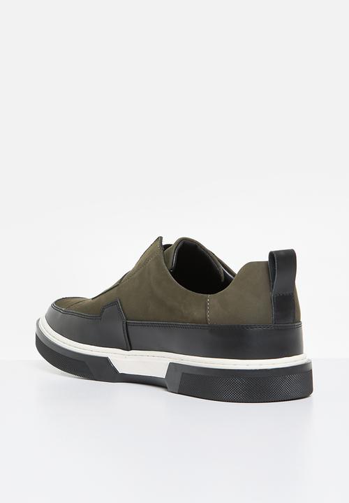 POLO - Gusset slip on sneaker - olive 