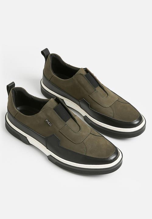 POLO - Gusset slip on sneaker - olive 