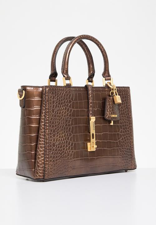 GUESS - James girlfriend satchel - bronze
