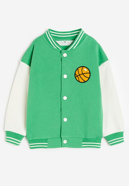H&M - Oversized baseball jacket - green